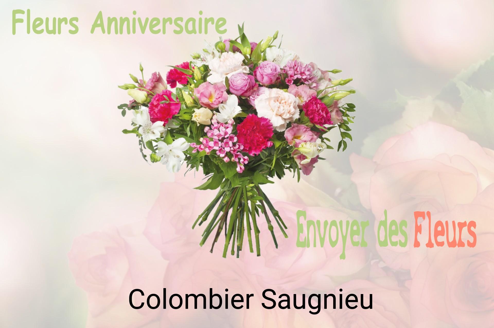 Bouquet de fleurs d’anniversaire livré à Colombier-Saugnieu